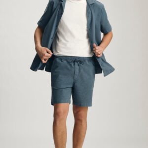 DRAWSTRING SHORTS IN FLINT STONE - Mavi Jeans