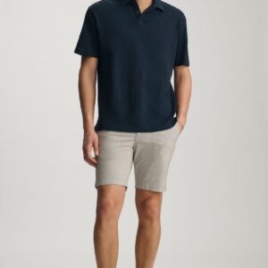 SLUB POLO T-SHIRT IN TOTAL ECLIPSE - Mavi Jeans