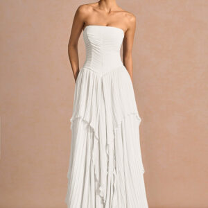Kerensa White Maxi Dress 