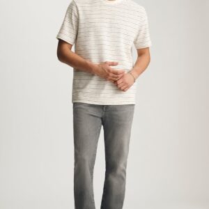 CREW NECK T-SHIRT IN ANTIQUE WHITE - Mavi Jeans