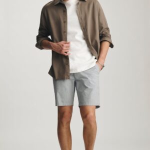 NOAH SHORTS IN BLUE STRIPE - Mavi Jeans